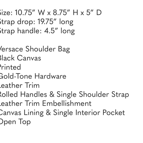 Versace Tote - Picture 6 of 6